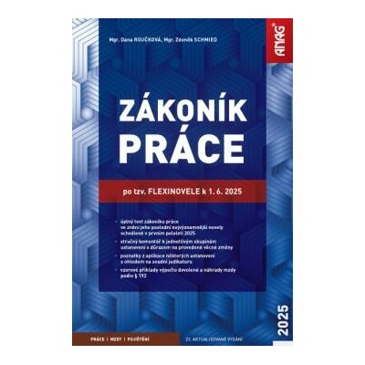 Zákoník práce po tzv. flexinovele k 1. 6. 2025 - sešit