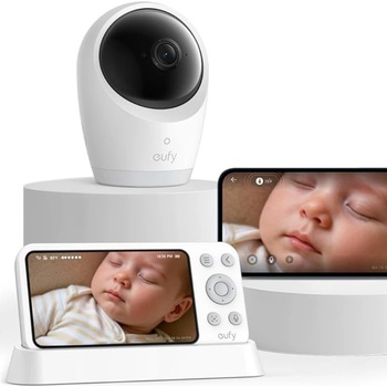 eufy Anker Eufy E21 бебефон, 4K UHD, 5", 720p, 8x Zoom, бял (E8354321)