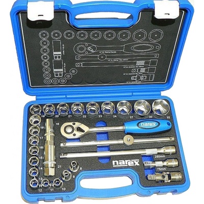 Narex 443000904 Profi 27-dílná 1/2" v plastovém kufříku – Zboží Mobilmania