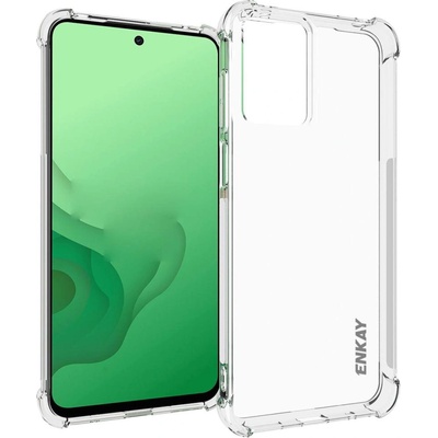 Motorola Moto G Play (2024) Удароустойчив ENKAY Силиконов Калъф и Протектор