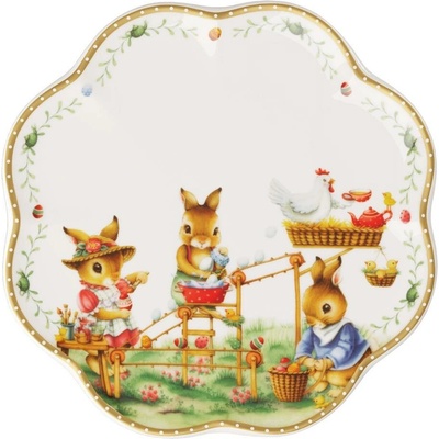 Villeroy & Boch Talíř Annual Easter Edition 2026, zajíčci Paul, Anna a Max, 22,5 cm 14-8627-2651