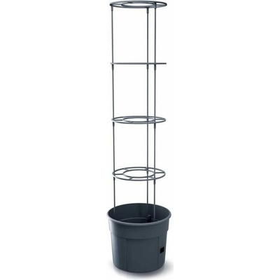 PROSPERPLAST Kvetináč na pestovanie paradajok TOMATO GROWER, 39,2 cm, výška: 153 cm, antracit