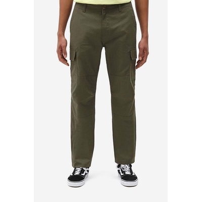 Dickies Памучен панталон Dickies в зелено със стандартна кройка (DK0A4XDUMGR)