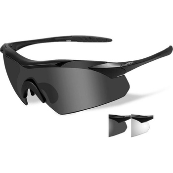 Okuliare Wiley X strelecké WX Vapor Comm sada 3 sklá čierny rám