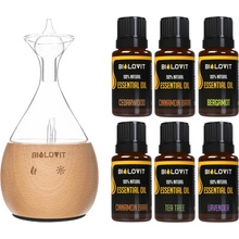 Bilovit sada rozprašovača esenciálnych olejov 30 ml + 6 x 10 ml esenciálnych olejov