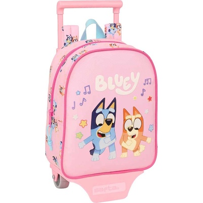 Dětský batoh BLUEY "Dance" s výsuvným vozíkem 27 cm