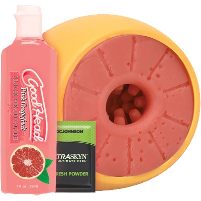 Doc Johnson Grapefruit Blowjob Set