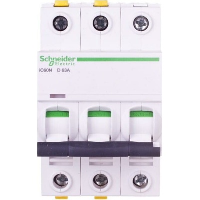 Schneider Electric A9F05363 Acti9 iC60N 3P 63A D 6kA