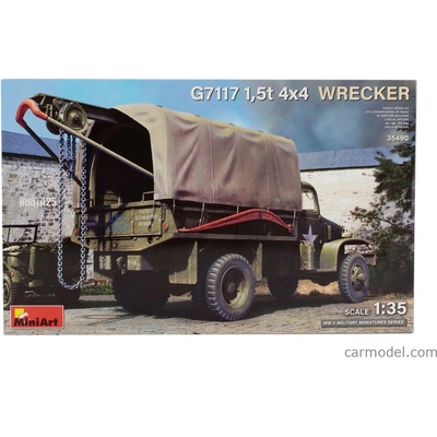 Miniart GMC G7117 4x4 Wrecker Tractor Military Truck Telonato Wwii 1943 / 1:35