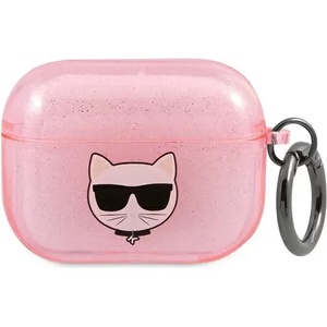 Karl Lagerfeld KLA3UCHGP калъф за AirPods 3 розов Glitter Choupette (KLA3UCHGP)