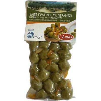 Laios zelené olivy plněné česnekem 125 g – Sleviste.cz