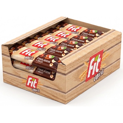 Úsovsko Fit Musli čokoládová s orechmi v poleve 24 x 35 g