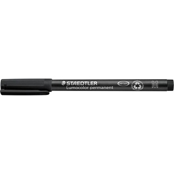 STAEDTLER Алкохолен маркер OHP, 1 mm, STAEDTLER "Lumocolor 317 M", черен 317-9 (317-9)