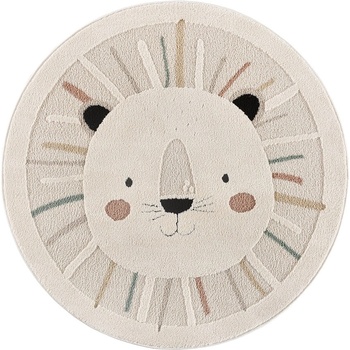Universal Кремав детски килим ø120 cm Clown - Universal (50562)