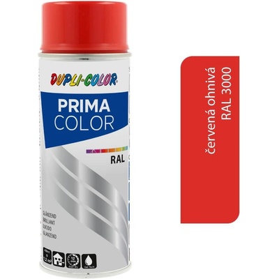 Dupli Color PRIMA sprej 400 ml RAL3000 ohnivá červená lesk