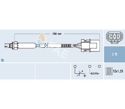 Lambda sonda FAE 77181