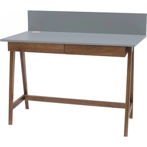 Ragaba Сиво бюро с основа от ясенова дървесина, дължина 110 cm Luka Oak - Ragaba (RGB_WDLUK36_OAK.D)