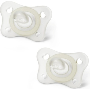 Chicco Силиконова залъгалка Chicco - PhysioForma Mini Soft Lumi, 2-6 m, 2 броя (N0369)