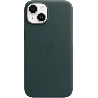 Apple Калъф Apple iPhone 14 Leather Forest Green mpp53 (0194253345275)