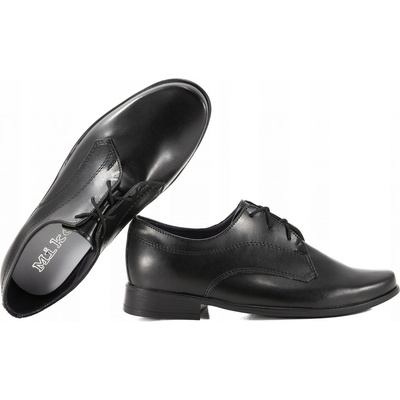 Miko 010 chlapecké společenské boty pro přijímání černé – Zboží Mobilmania