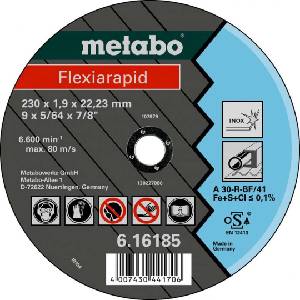 Metabo - Режещ диск за неръждаема стомана 125x22, 23 мм 616182000 (616182000)