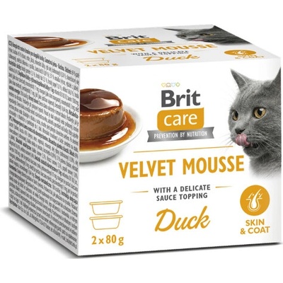 Brit Care Cat Velvet Mousse Skin & Coat Duck 2 x 80 g