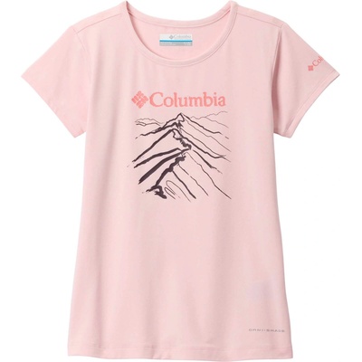 Columbia Tech Trail Short Sleeve Graphic Shirt ružová