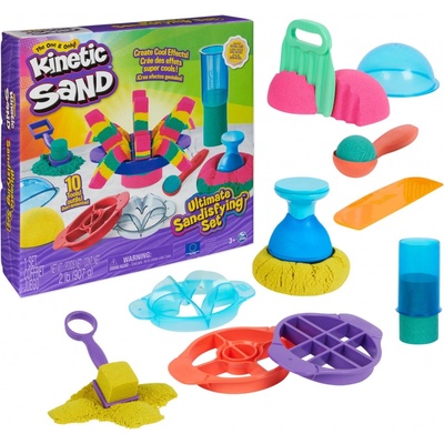 Kinetic sand Spin Master ultimátní sada písku s nástroji – Zboží Mobilmania