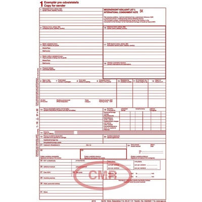 Igaz 3278 CMR - 5 listov SK/GB