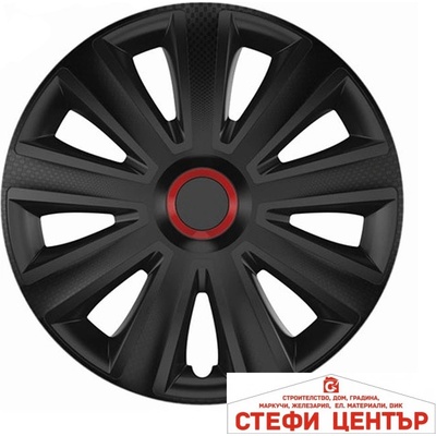 Versaco Тасове за джанти 16'' Versaco Carbon Aviator - RR Black (56182)