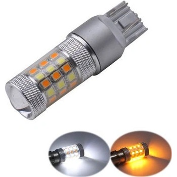 Диодна крушка Т20 с 42 диода и лупа - комбинирана за мигач и дневни светлини