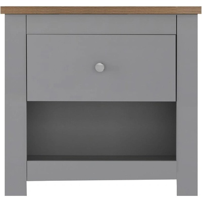 Støraa Сиво нощно шкафче Emerald - Støraa (8676454)
