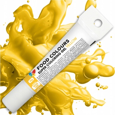 Food Colours Potravinárske farbivo v géli GEL žltá tuba 20 g