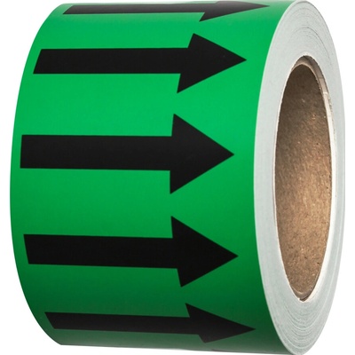 Páska se šipkami, zelená/černá, 100 mm BZ OP001