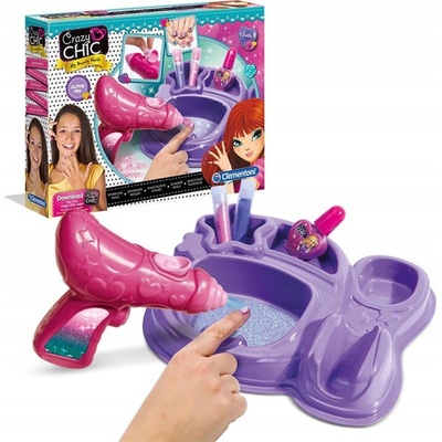 Clementoni Lesklé nehty Crazy Chic 78291