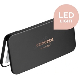 Concept KZ2020 - LED козметично огледало PERFECT SKIN LED/1, 5W/5V 300 mAh черно (CO0073)