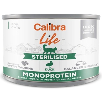Calibra Cat Life Sterilised Duck 200g