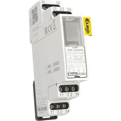 ELKO EP Relé VS308U 3P 8A UNI bílá 8595188138512