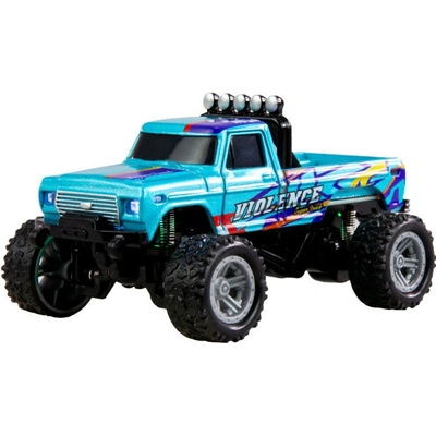 Amewi RC Monster Truck kovový RTR LED Tempomat 2,4GHz modrý 1:64
