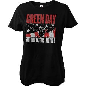 Green Day American Idiot Black L Дамски Риза (WMX-5-GDAY002-H49-6-BK-L)