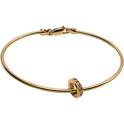 VipGold Златна дамска твърда гривна 4.21 гр (grt034)