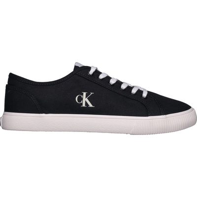 Calvin Klein ess vulc low mg canvas čierna biela