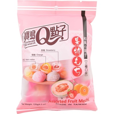 Q Brand Mochi ovocný mix 120 g – Zboží Dáma