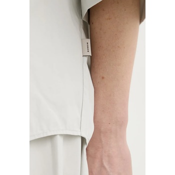 Remain Памучна риза Remain дамска в сиво със свободна кройка с класическа яка 5024922689 (5024922689)