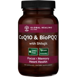 Global Healing CoQ10 & BioPQQ® with Shilajit [60 капсули]