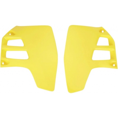 UFO kryty chladiče SUZUKI RM 125 92, RM 250 89-92 barva žlutá -
