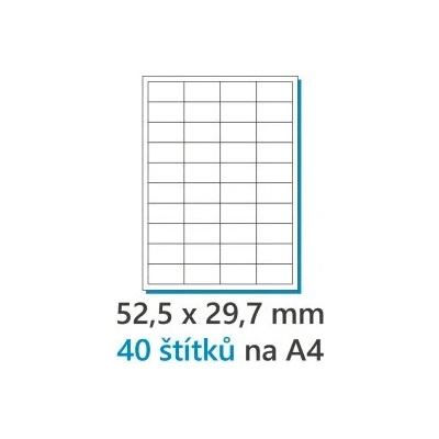 Etikety univerzálne 297x420mm Agipa A3 100 hárkov