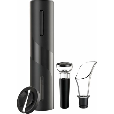 Verk 07104 Sada na víno 4 v 1 černá – Sleviste.cz