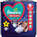 Pampers Памперс нощни пелени размер 4 25 броя
