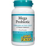 Natural Factors Mega Probiotic 12 Billion Active Probiotics - Powder [75 грама]